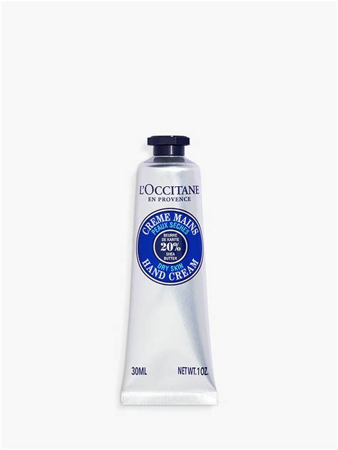 Loccitane Shea Butter Hand Cream 30ml At John Lewis And Partners