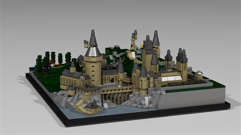 Lego Moc 7518 Hogwarts Castle Miniature Model Harry Potter 2016