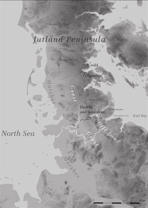 Jutland Peninsula On World Map