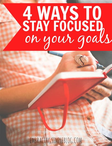 4 Ways To Stay Focused On Your Long Term Goal Christina Tiplea