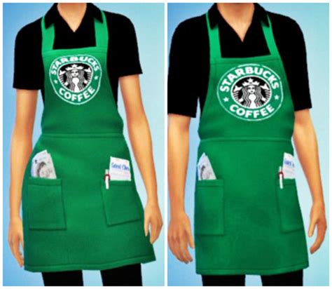 Starbucks Uniform By Bps Sims 4 Sims Sims 4 Update Vrogue