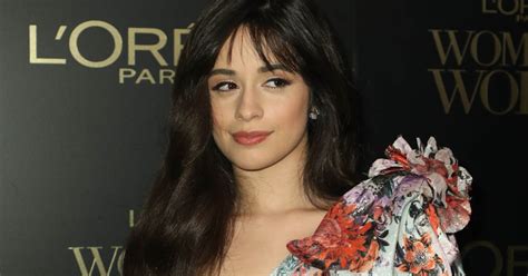 camila cabello wears floral mini dress to the 2019 l oreal women of
