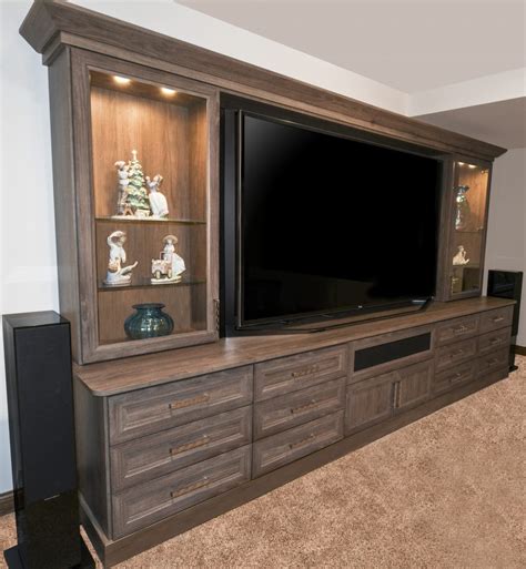 Be it a game night with friends or binging a tv show on a weekend, everybody loves watching tv. Custom Entertainment Centers Arizona | Floating ...