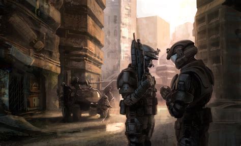 Halo 3 Odst Concept By Isaac Hannaford Rimaginaryhalo