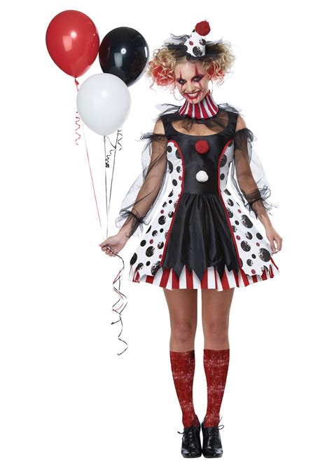 Creepy Clown Costume For Women