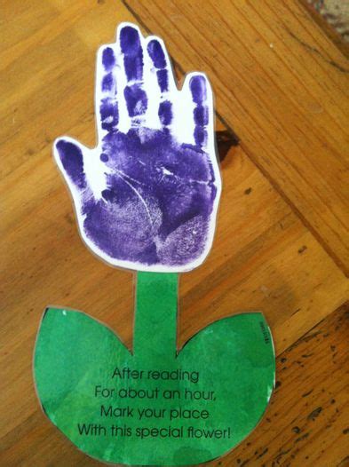 Mother's day is almost here, and if you don't have a gift yet, no worries—we're sharing a roundup of easy diy's that you can whip up before the weekend! Handmade Mother's Day gifts - Handprint bookmark | Mother ...