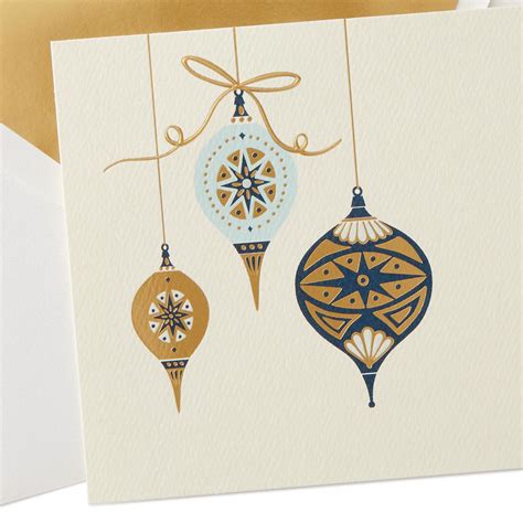 Elegant Ornaments Christmas Cards Box Of 10 Boxed Cards Hallmark