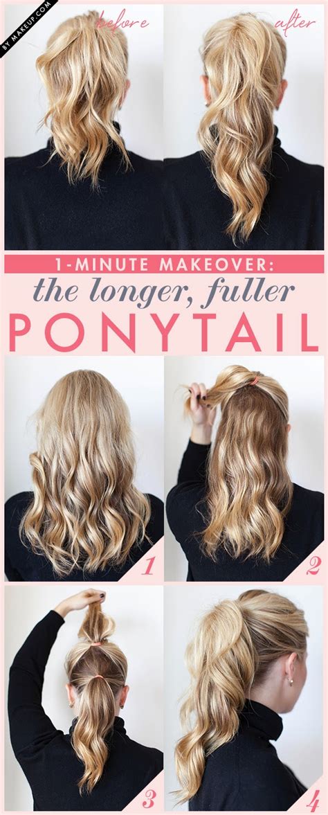 Trick To Make Your Ponytail Look Longer Alldaychic