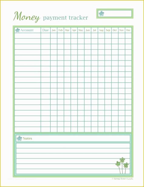 Free Printable Bill Payment Tracker Printable Form Templates And Letter