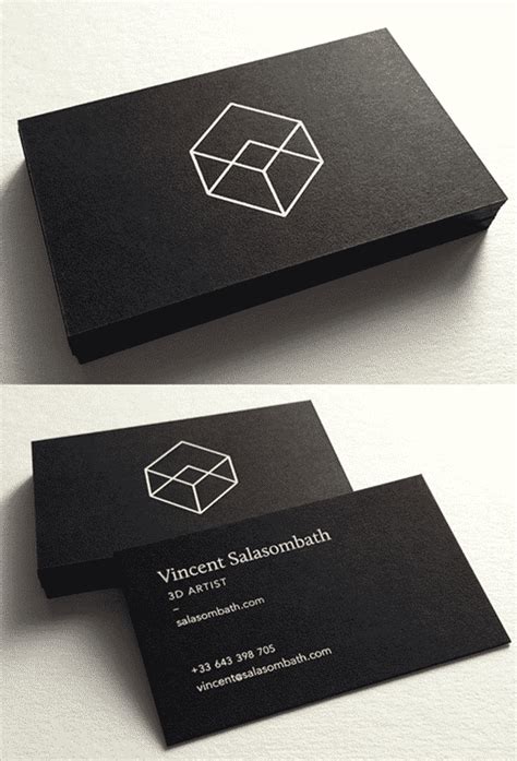 Minimalist Business Card The Design Inspiration Business Cards