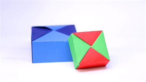 Origami Modular Box How To Fold Youtube