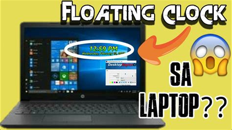 How To Download Floating Clock In Your Laptop Desktoppc Youtube