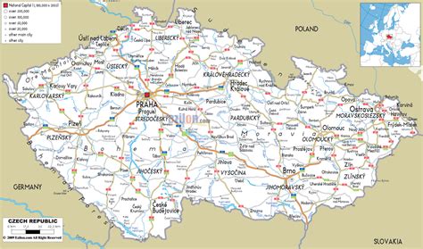 Pozitia geografica si localizarea principalelor orase din cehia. Romania Live: Harta rutiera a Cehiei Harta politica Cehia