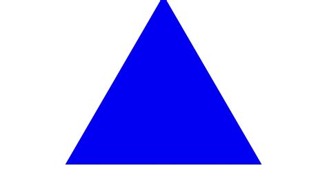 Blue Triangle White Background Up To Down Youtube