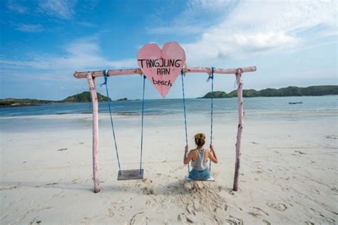 Pantai tanjung aan via instagram/ meggasulstri. 10 Pantai Cantik di Indonesia yang Punya Spot Ayunan ...