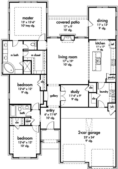 One story house plans offer everything you require in a home, yet without the need to navigate stairs. Tidy One Story Living - 24604GK | Architectural Designs ...