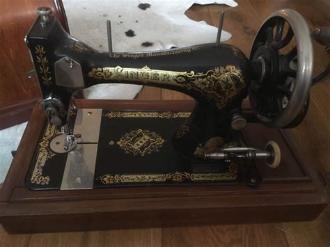 singer 28 sewing machine with original wooden box 1906 catawiki
