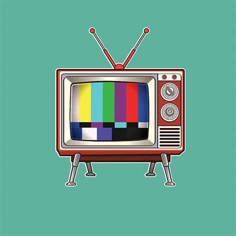 Vintage Television Illustrations Royalty Free Vector Graphics And Clip
