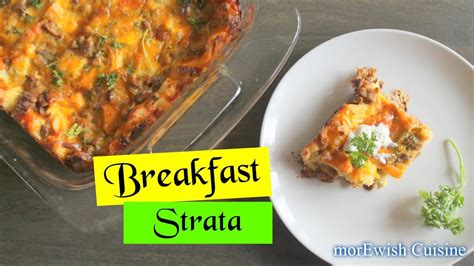 Overnight Breakfast Strata 🍳 Easy Mode Recipe By Morewish