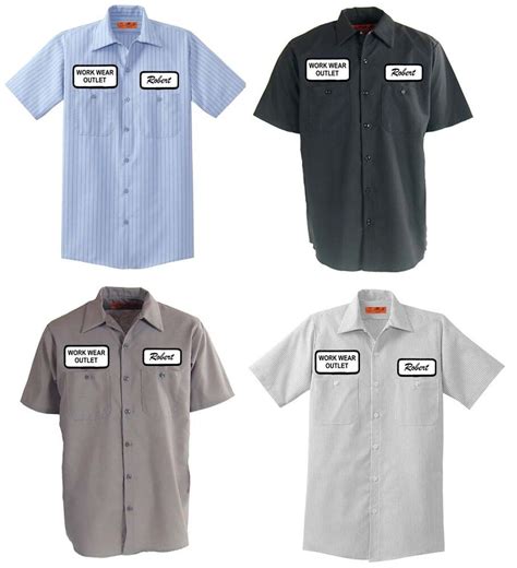 12 Work Uniform Shirts Custom Print Your Company Name Logo