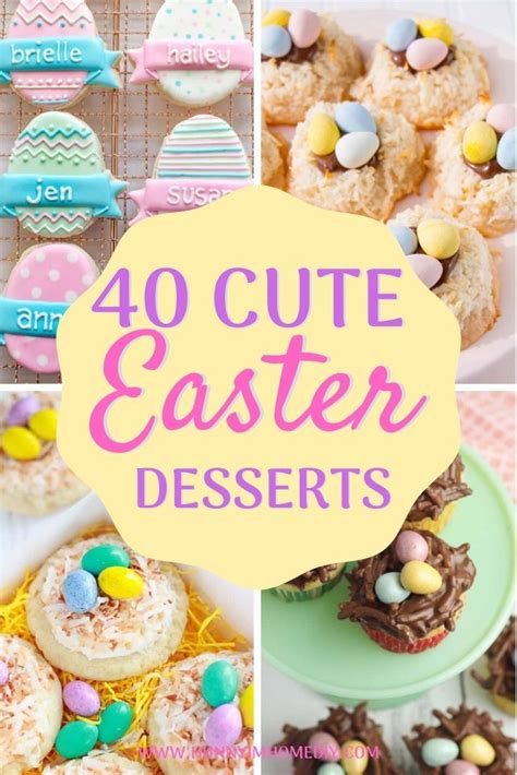 Easter Cupcakes Easy Easter Dessert Recipes Easy Cute Easter Desserts Easter Cookie Recipes