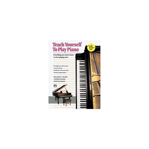 Alfred Teach Yourself To Play Piano Book Musicians Friend