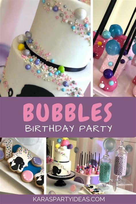 Karas Party Ideas Bubbles Birthday Party Karas Party Ideas