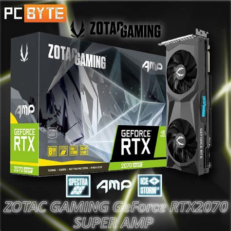 Zotac Gaming Geforce Rtx 2070 Super Amp Zt T20710d 10p Shopee Malaysia