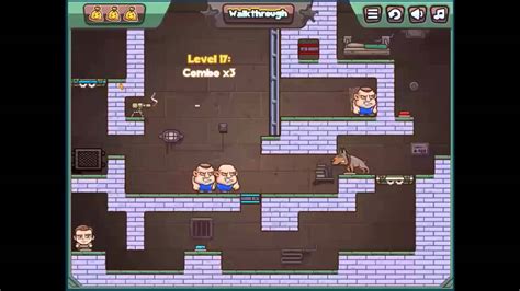 You'll be controlling the prison guard, and the loyal guard dog. Money Movers 3 Walkthrough Level 17 - YouTube