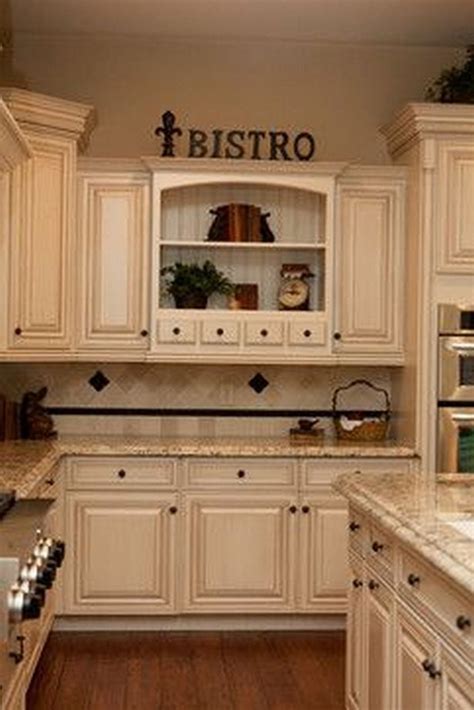 You still have an elegant style that you can actually live and cook in. 50+ French Country Kitchen Ideas_12 | Kitchen cabinet ...