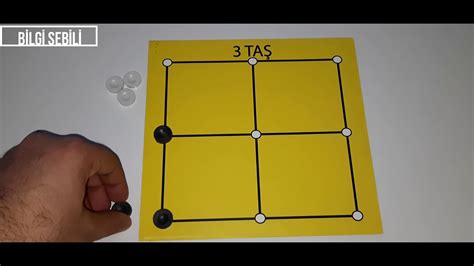 3 Taş Oyunu Nasıl Oynanır Üç Taş Oyunu Oyun Kuralları 3 Taş Kutu Oyunu Youtube