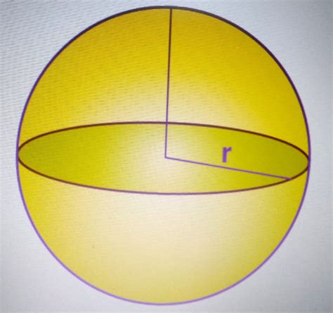 The Volume Of Sphere Is