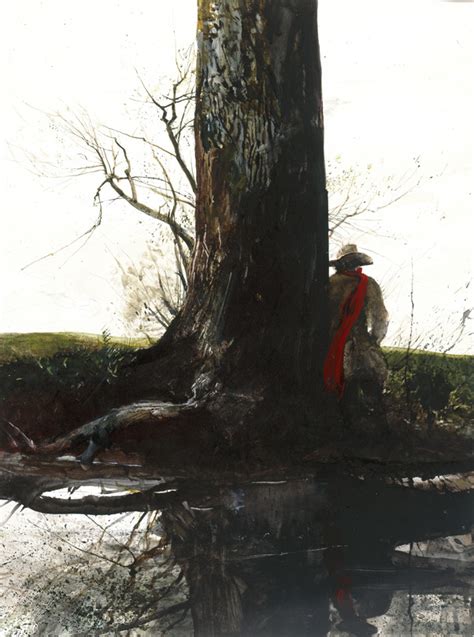 Larbre Dans Lart Trees In Art — Andrew Wyeth Am 1917 2009 Wet