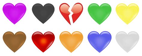 Heart Emoji Meanings Color Matters Heart Emoticon 🤍 Meaning