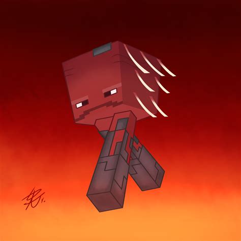 Minecraft Strider Poster By Variouslizards Ubicaciondepersonascdmx