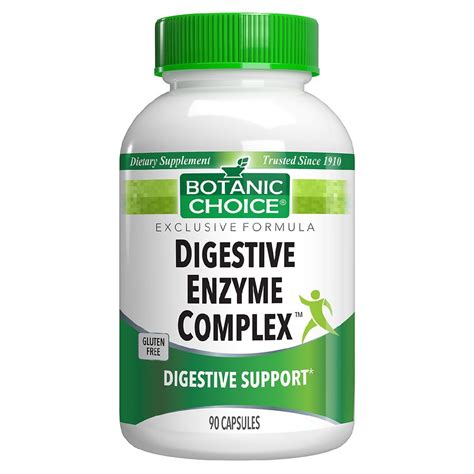 Botanic Choice Digestive Enzyme Complex Dietary Supplement Capsules