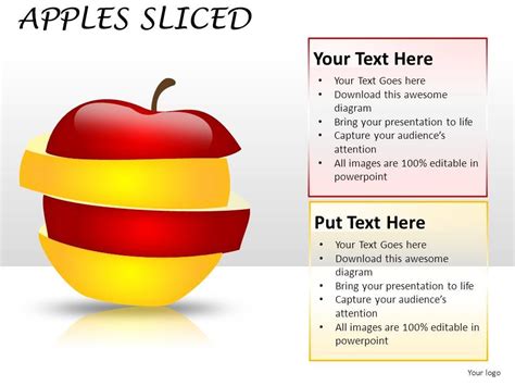 Apples Sliced Powerpoint Presentation Slides Powerpoint Presentation