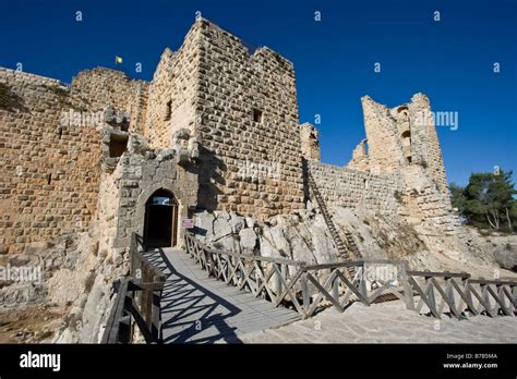 Ajloun Castle In Jordan Stock Photo Alamy