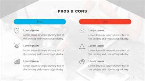 Pros And Cons Powerpoint Template Slides Library