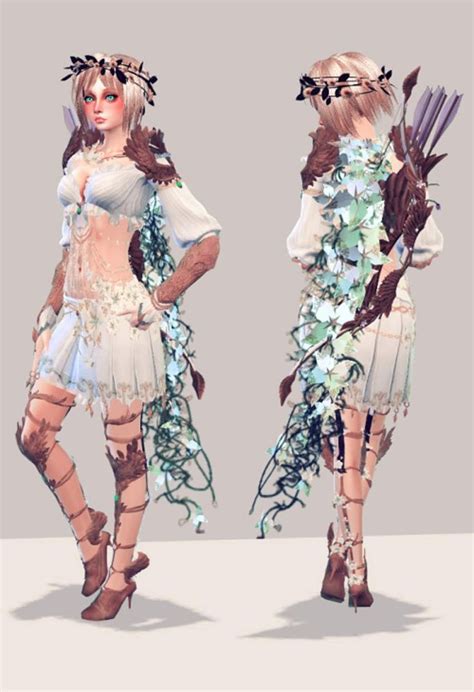 Pretty Outfit Fairy Archer Costume The Sims 4 The Sims 4 Love Life