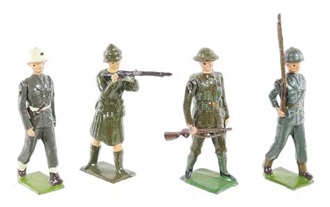 Sold Price 33pc Vintage Britains Lead Toy Soldiers September 6