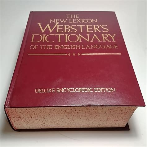 The New Lexicon Websters Dictionary Of The English Language Deluxe