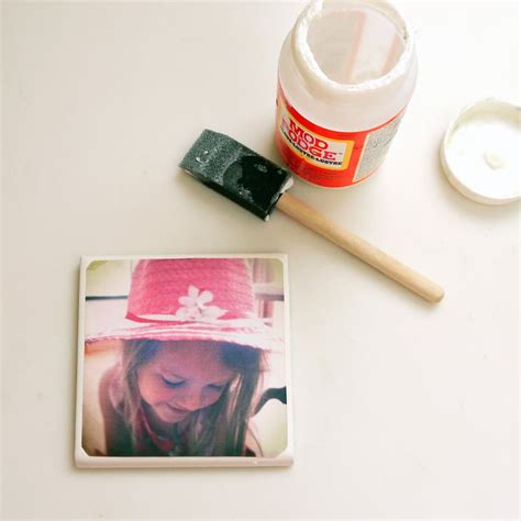 Diy Tile Photo Coasters Popsugar Smart Living