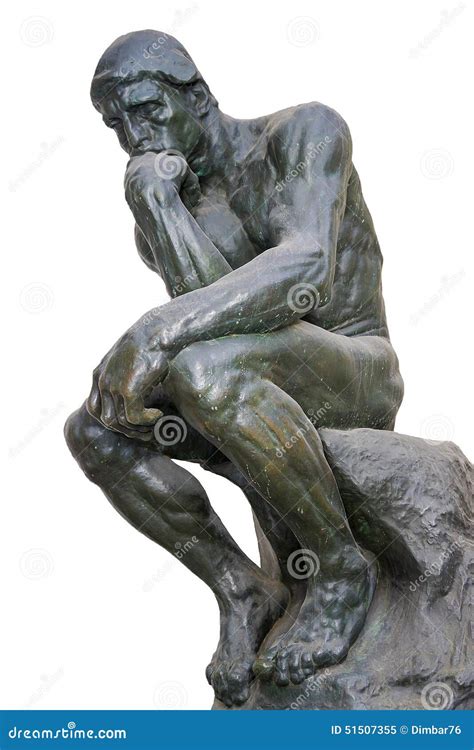 The Thinker One Of The Most Famous Sculptures By Auguste Rodin Stock