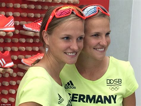 German Twins Anna And Lisa Hahner Who Crossed Rio Finish Line Together