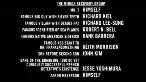 Inspector Gadget 1999 Minion Recovery Credits By Eileenmh123 On