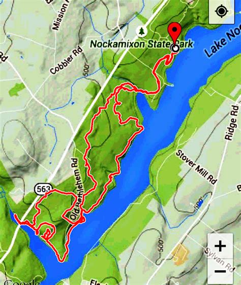 Nockamixon State Park Map Zip Code Map
