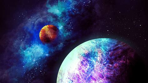 Download Planets Nebula Galaxy 2048x1152 Wallpaper Dual Wide