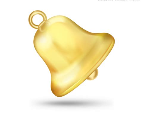 Psd Gold Bell Icon Psdgraphics