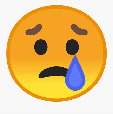 Crying Face Icon Sad Face Emoji Free Transparent